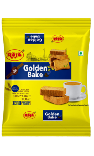 Raja Golden Bake Rusk (Pack of 1, 75 gm) (Set Of 36) (MRP 10.00 Rs) | Udaan  - B2B Buying for Retailers